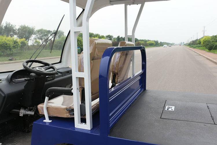 直流電機驅動，配置汽車專用驅動橋，使用壽命長，安全可靠