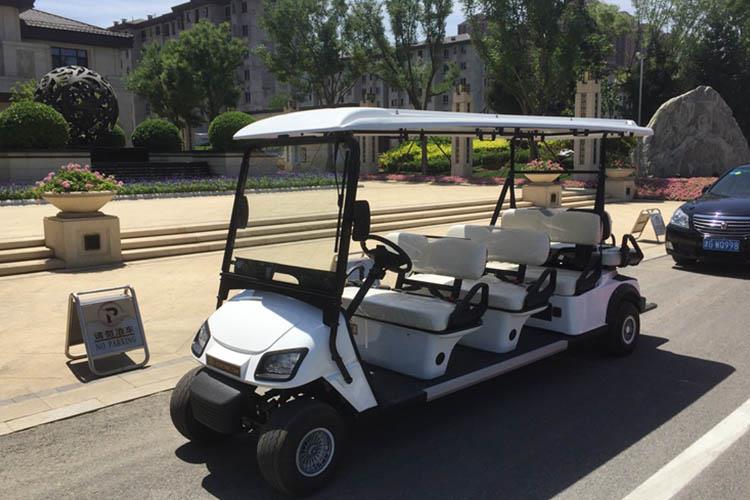 該車具有性能優(yōu)良、外觀設計新穎、內(nèi)飾豪華精致、乘坐舒服的特點，是理想的場內(nèi)電動觀光車