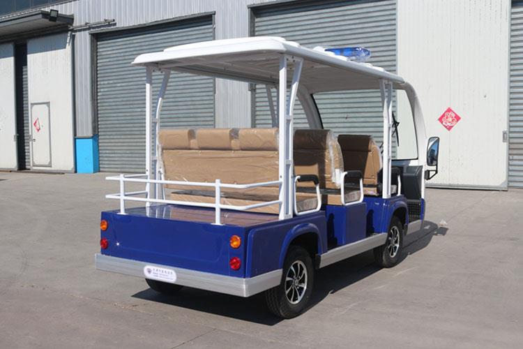 八座電動巡邏車不僅是警方機動巡邏理想的車輛，同時也是城管等執法部門的好幫手