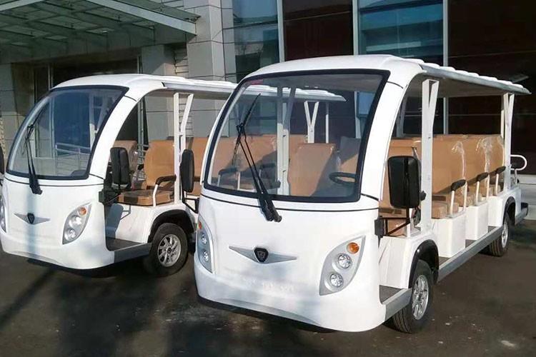 漢能集團十四座電動觀光車到貨